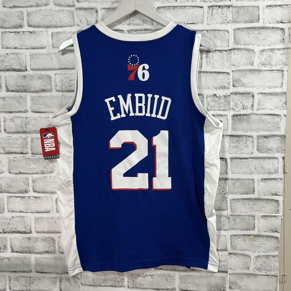 NBA Men’s TX3 Cool Philadelphia 76ers Joel Embiid Jersey Size Med NBA Jersey - Picture 9 of 12